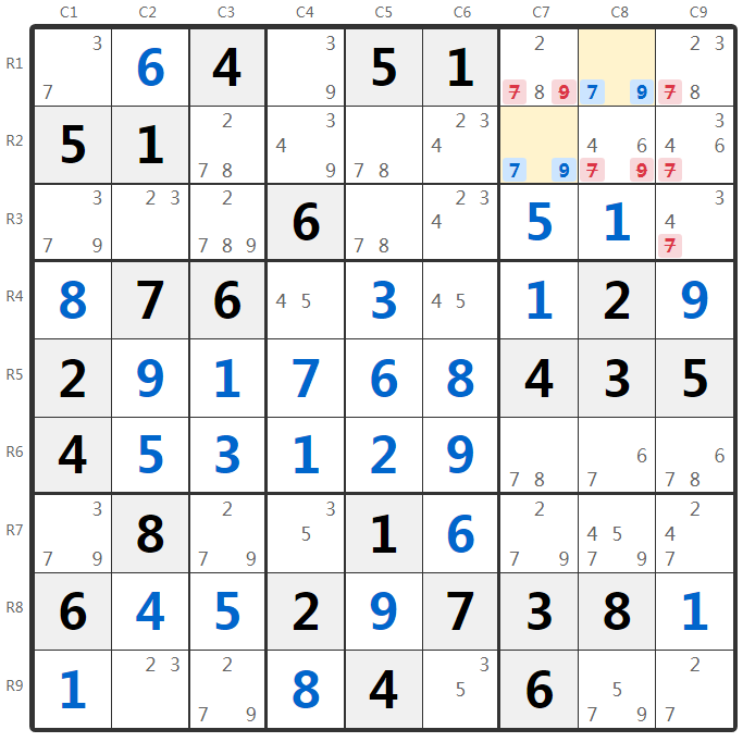 显性数对示例-宫分析